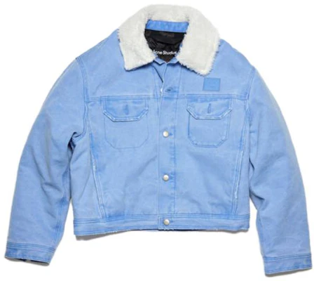 Acne Studios 笑臉復古破壞牛仔外套 男女款 C90161-AQO Buy Acne Studios 笑臉復古破壞牛仔外套 男女款 C90161-AQO
