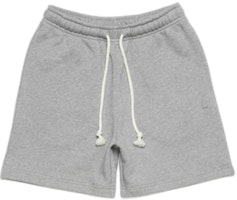 Acne Studios Face Drawstring Fleece Shorts Unisex Light Grey Casual Wear. CE0061-X92 Acne Studios Face Drawstring Fleece Shorts Unisex Light Grey Casual Wear. CE0061-X92