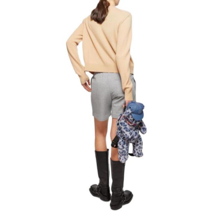 Purchase Acne Studios Seluar Pendek Fleece Unisex Kelabu Cerah Kasual. CE0061-X92