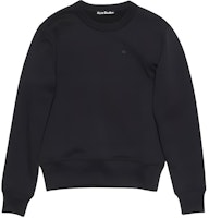 Acne Studios Face Logo Knit Sweater Unisex Black - Fall Winter 2024 Collection. CI0173-900 Acne Studios Face Logo Knit Sweater Unisex Black - Fall Winter 2024 Collection. CI0173-900