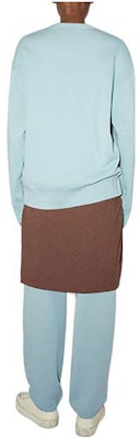 Acne Studios Face Oversized Cotton Pullover Sweatshirt Unisex Ice Blue CI0072-AQH101 Lookbook Acne Studios Face Oversized Cotton Pullover Sweatshirt Unisex Ice Blue CI0072-AQH101
