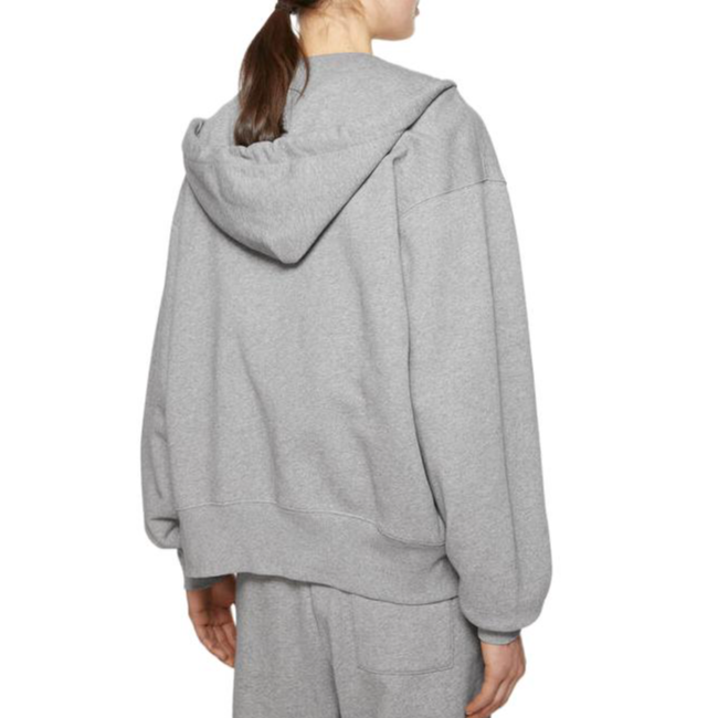 Acne Studios Face Patch Grey Zip-Up Hoodie Unisex - Relaxed Fit. CI0175-X92 圖 4