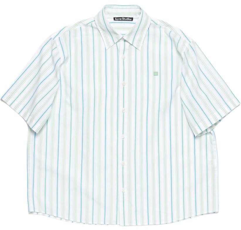 acne-studios-face-patch-striped-loose-fit-shirt-blue-green-unisex-cb-0064-afy