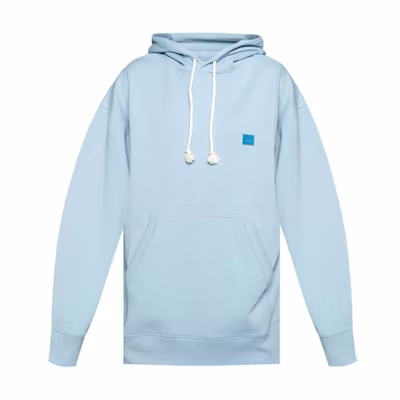 Acne Studios Face Unisex Blue Hoodie Sweatshirt Long Sleeve. CI0079-AQO