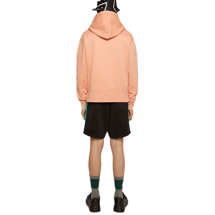 Details for Acne Studios Face Unisex Pink Cotton Hoodie Smiley Sweatshirt 2HK173-418
