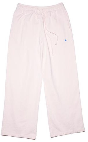 acne-studios-face-unisex-pink-relaxed-wide-leg-sweatpants-with-elastic-waist-ck-0049-bky
