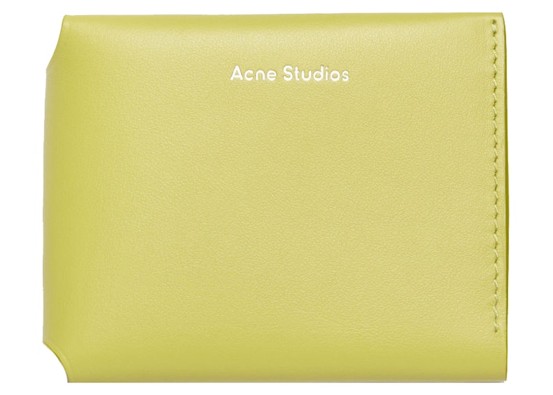 Acne Studios Folded Card Holder Apple Green
