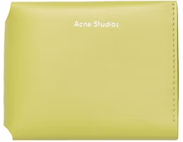 Acne Studios Folded Card Holder Apple Green Acne Studios Folded Card Holder Apple Green