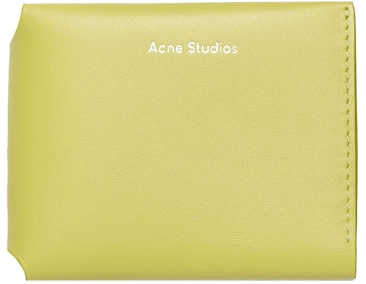 Acne Studios Tempat Kartu Lipat Hijau Apel Buy Acne Studios Tempat Kartu Lipat Hijau Apel