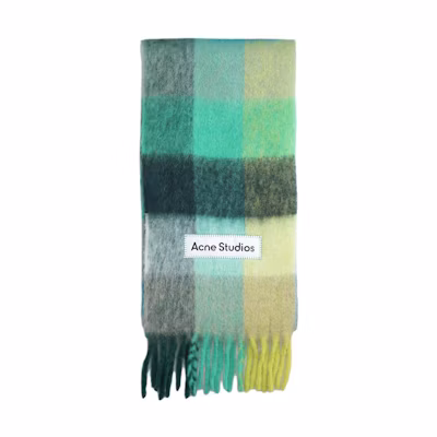 Acne Studios Fringe Wool Scarf Unisex Couple Style Multicolor CA0084DQD