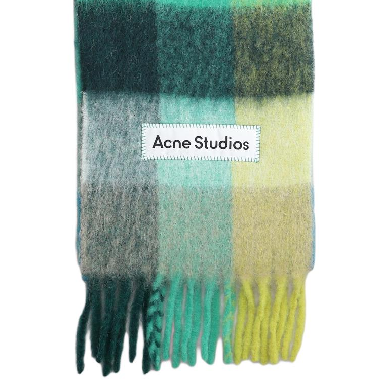 Acne Studios Fringe Wool Scarf Unisex Couple Style Multicolor CA0084DQD 圖 4