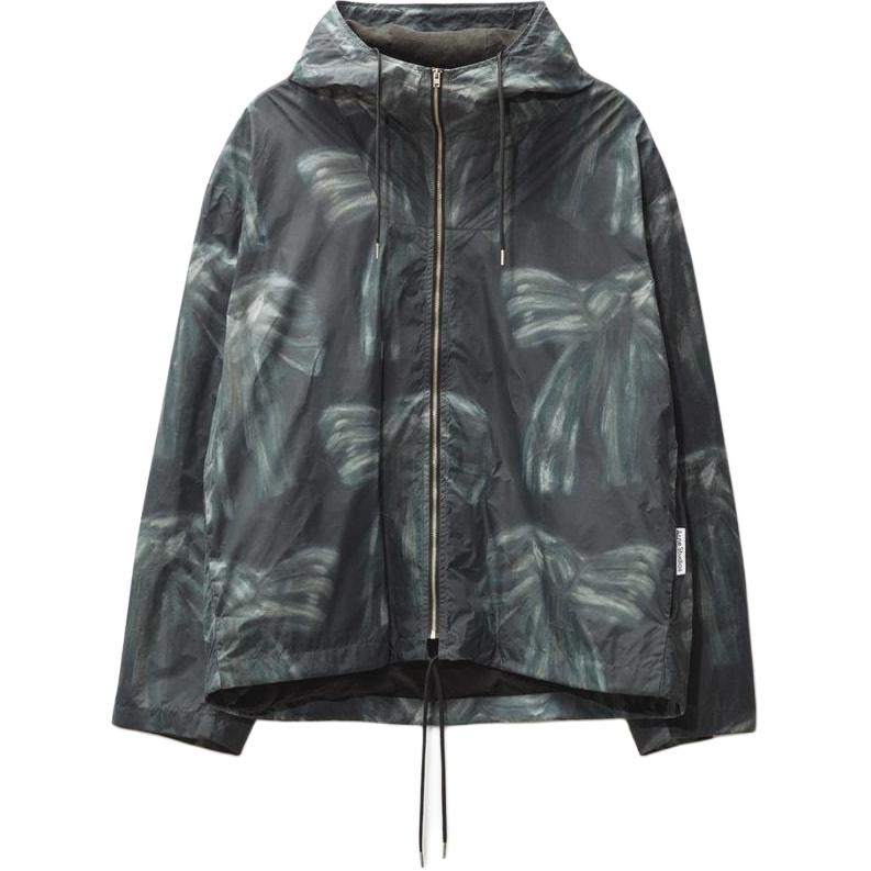 Acne Studios Full-Zip Hoodie Jacket Deep Gray FN-MN-OUTW000906