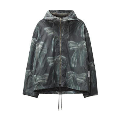 Acne Studios Full-Zip Hoodie Jacket Deep Gray FN-MN-OUTW000906