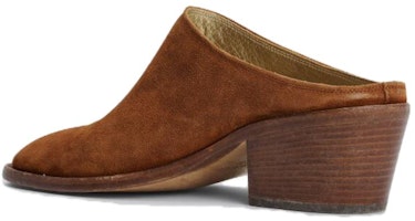 Acne Studios Fuzzy Leather Mule 'Brown' BD0204-AJQ Acne Studios Fuzzy Leather Mule 'Brown' BD0204-AJQ