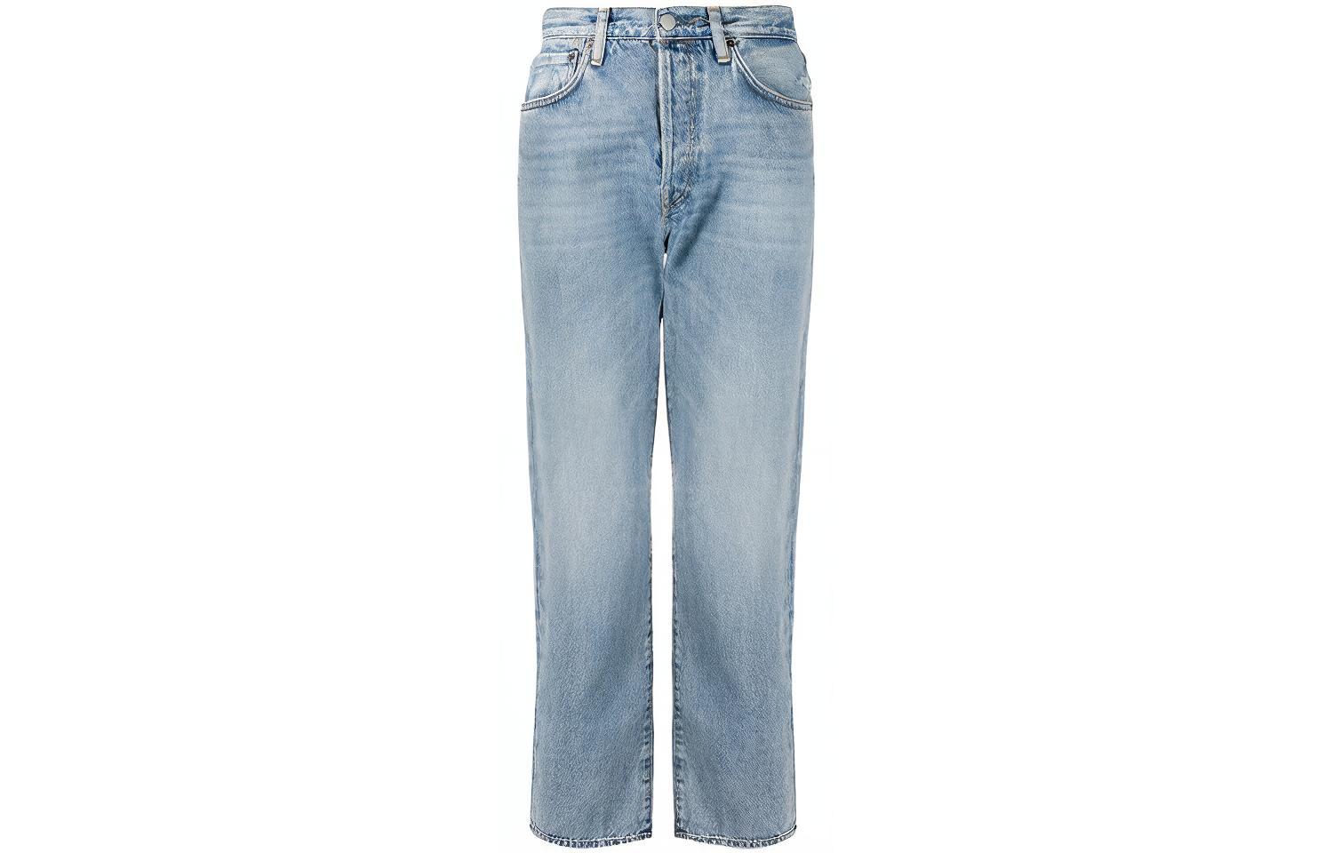 Acne Studios FW21 1996 Trash Straight Fit Blue Denim Jeans . B00179-228