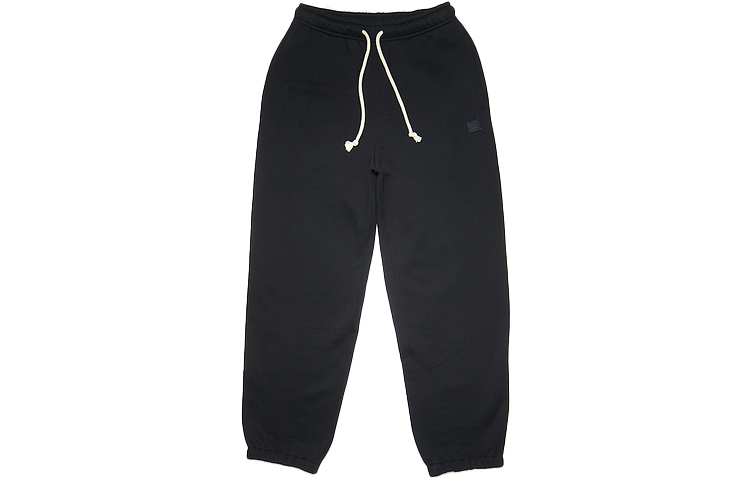 Acne Studios FW21 Black Logo Casual Sweatpants Unisex. CK0038-900