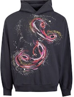 Acne Studios FW21 Black Logo Embroidered Cotton Hoodie BI0132-BM0 Acne Studios FW21 Black Logo Embroidered Cotton Hoodie BI0132-BM0