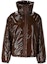 Order Acne Studios FW21 Brown Glossy Puffer Jacket with Face Patch Unisex. C90066-ADO