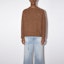Lookbook Acne Studios FW21 棕色羊毛刺繡Logo針織毛衣 B60208-ADN