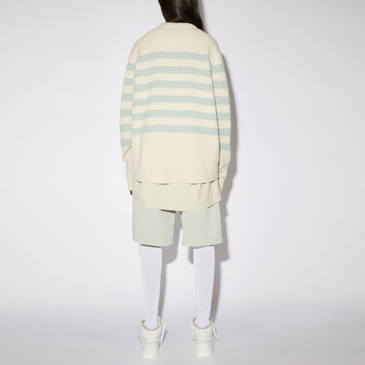 Details for アクネストゥディオズ FW21 クラシック ストライプ ウールセーター ミントグリーン ユニセックス. C60041-AMR