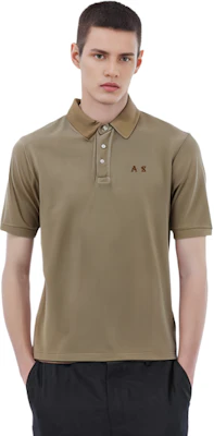 Acne Studios 2021秋冬男士复古做旧短袖POLO衫 深棕色 BL0271-ADV Sizing Acne Studios 2021秋冬男士复古做旧短袖POLO衫 深棕色 BL0271-ADV