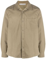 Acne Studios FW21 Embroidered Logo Plain Shirt Brown - . BB0343-ADY Acne Studios FW21 Embroidered Logo Plain Shirt Brown - . BB0343-ADY