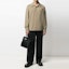 Lookbook Acne Studios FW21 Embroidered Logo Plain Shirt Brown - . BB0343-ADY