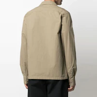 Purchase Acne Studios FW21 刺绣LOGO纯色衬衫棕色 BB0343-ADY