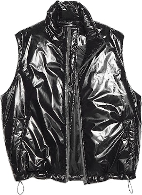 Acne Studios 2021秋冬光面黑色拉链夹棉马甲 男女同款 C90070-900 Buy Acne Studios 2021秋冬光面黑色拉链夹棉马甲 男女同款 C90070-900