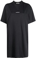 Acne Studios FW21 Logo T-Shirt Short Sleeve Dress Black. A20281-BLACK Acne Studios FW21 Logo T-Shirt Short Sleeve Dress Black. A20281-BLACK