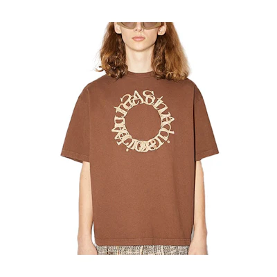 Acne Studios FW21 Loose Fit Cotton T-Shirt Brown Men’s Tee BL0287-ADN