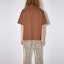 Shop Camiseta Acne Studios FW21 Holgada de Algodón Marrón para Hombre. BL0287-ADN