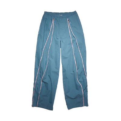 Acne Studios FW21 Loose Fit Zip Drawstring Sweatpants Men’s Blue. BK0399-AUZ
