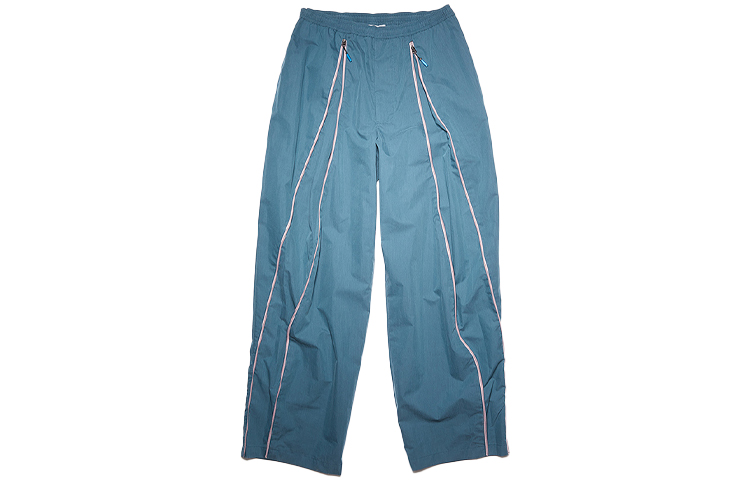 Order Pantalones Jogger Sueltos Acne Studios FW21 con Cremallera y Cordón Hombre Azul. BK0399-AUZ