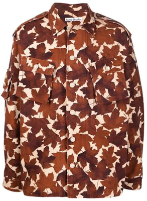 Acne Studios FW21 楓葉印花休閒外套 紅色 B90547-BUT Buy Acne Studios FW21 楓葉印花休閒外套 紅色 B90547-BUT