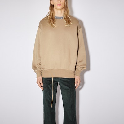 Acne Studios FW21 Oversized Brown Casual Sweatshirt. BI0144-CQL Purchase Acne Studios FW21 Oversized Brown Casual Sweatshirt. BI0144-CQL