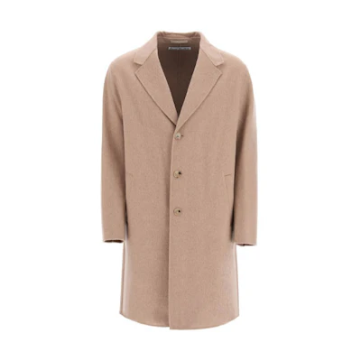Acne Studios FW21 Oversized Wool Coat Unisex Yellow B90548-AF5