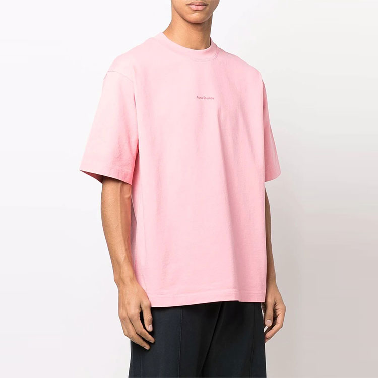 Acne Studios FW21 Pink Logo Print Short Sleeve T-Shirt BL0278-PINK 圖 5