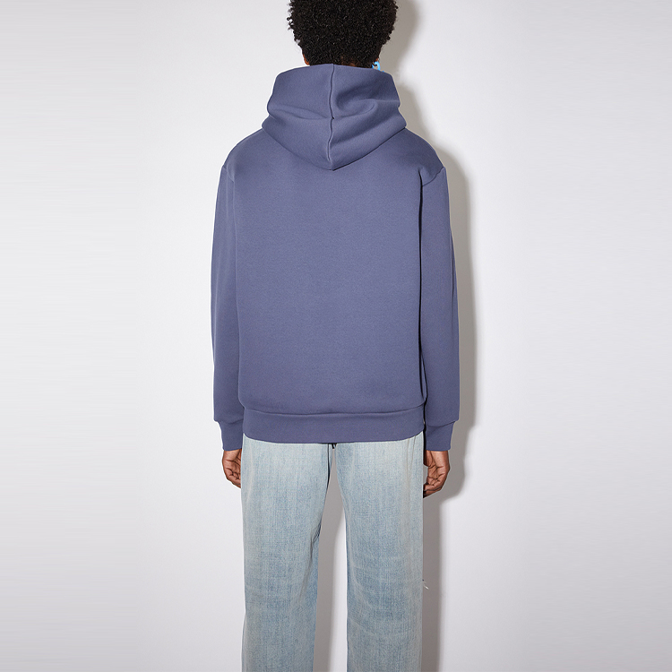 Shop Acne Studios FW21 紫色純色長袖運動衫 BI0140-AD8