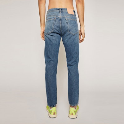 Acne Studios 男士 FW21 中腰修身锥形蓝色牛仔裤. B00174-863 Shop Acne Studios 男士 FW21 中腰修身锥形蓝色牛仔裤. B00174-863