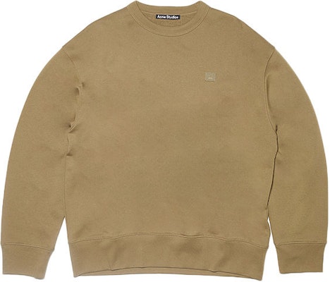 Acne Studios 2021秋冬笑脸男女同款卡其色圆领卫衣. CI0088-ADU Buy Acne Studios 2021秋冬笑脸男女同款卡其色圆领卫衣. CI0088-ADU