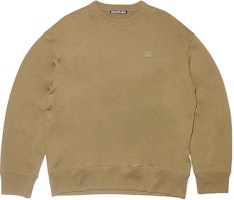 Acne Studios 2021秋冬笑脸男女同款卡其色圆领卫衣. CI0088-ADU Order Acne Studios 2021秋冬笑脸男女同款卡其色圆领卫衣. CI0088-ADU