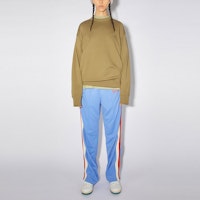 Acne Studios 2021秋冬笑脸男女同款卡其色圆领卫衣. CI0088-ADU Lookbook Acne Studios 2021秋冬笑脸男女同款卡其色圆领卫衣. CI0088-ADU