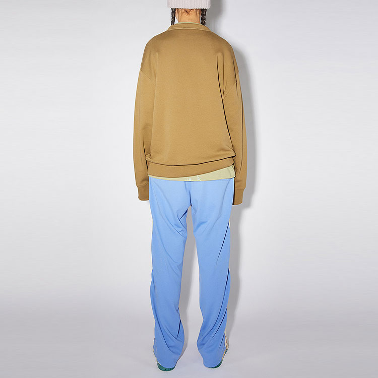 Purchase Acne Studios 2021秋冬笑脸男女同款卡其色圆领卫衣. CI0088-ADU