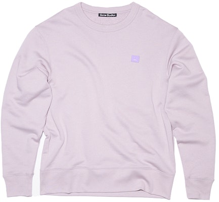 Acne Studios FW21 Smiley Logo Crewneck Sweatshirt Unisex Ungu Muda. CI0089-ADK Order Acne Studios FW21 Smiley Logo Crewneck Sweatshirt Unisex Ungu Muda. CI0089-ADK