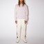 Lookbook Acne Studios 2021秋冬笑脸logo男女同款紫色圆领卫衣. CI0089-ADK