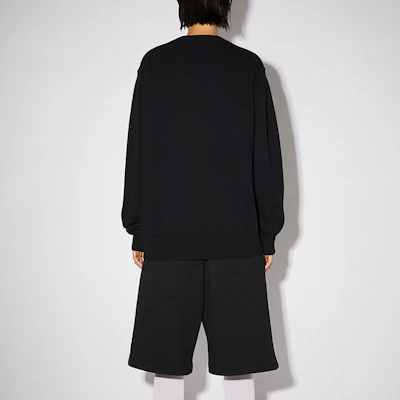 Acne Studios FW21 Smiley Wool Crewneck Sweater Unisex Black. C60042-900 Shop Acne Studios FW21 Smiley Wool Crewneck Sweater Unisex Black. C60042-900