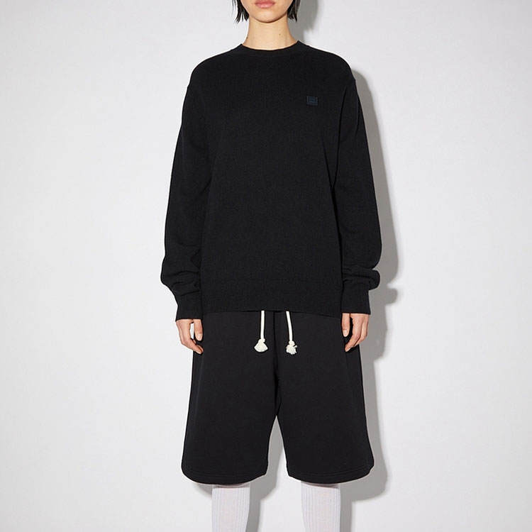 Acne Studios FW21 Smiley Wool Crewneck Sweater Unisex Black. C60042-900 圖 5