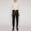 Lookbook Acne Studios FW21 Celana Panjang Hitam Mid-Rise Straight-Leg Kasual Pria BK0253-900