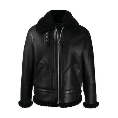 Acne Studios FW21 Solid Color Bomber Jacket Black B70077900-BLACK